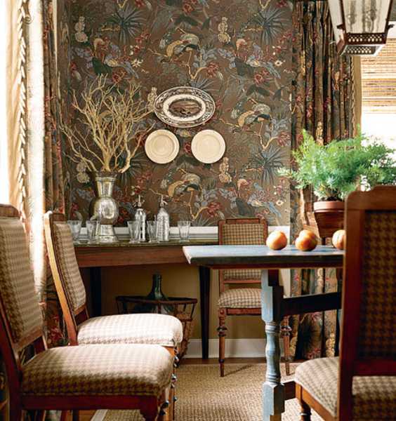 Remarkable Colonial Style in House Interiors with Ethnic Flare