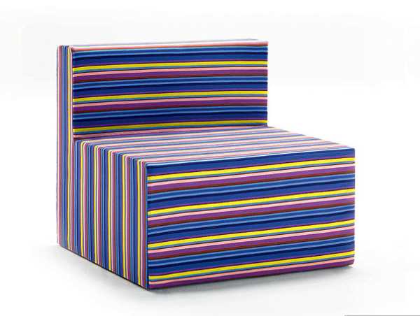 bright striped armchairs Upholstery
