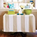 striped fabric for table cloth