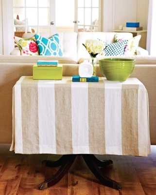  striped fabric for tablecloth 