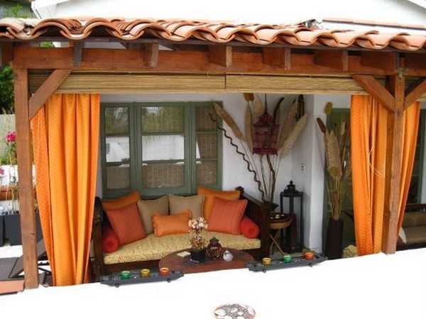 orange outdoor living accessories