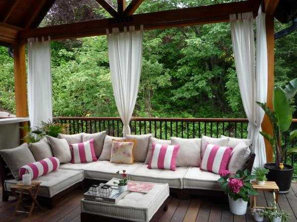 Outdoor Curtains for Porch and Patio Designs, 22 Summer Decorating ...