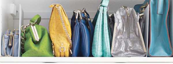 shelf with room divider for bags memory