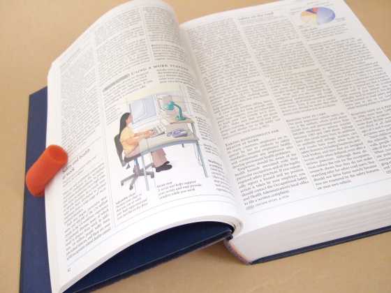 book page Holder DIY curler side  foam curlers for holding pages