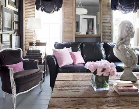  black and pink color combination 