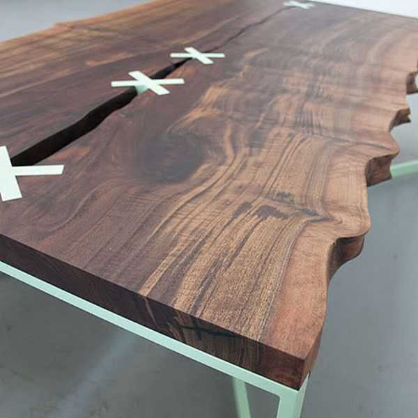 Walnut wood table top
