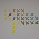 Cross stitch pattern for wall decoration