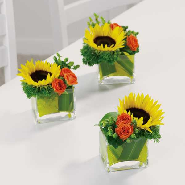 Sunflowers table decoration