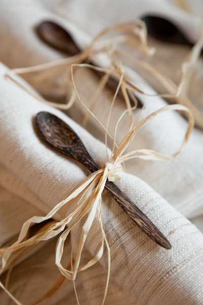 jute table decorations
