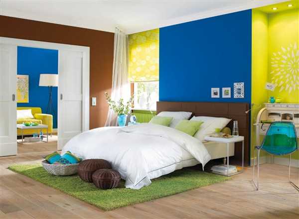  lime yellow blue and yellow colors for the interior decoration 