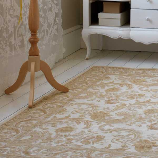 floral designs on floor carpet