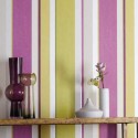 purple and green stripes Wallpaper