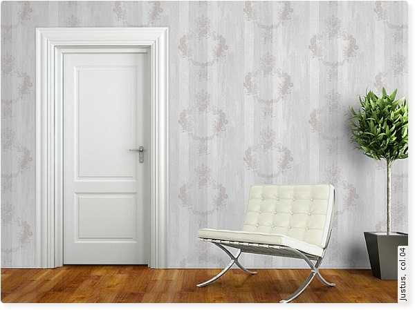 atriped wallpaper in white color