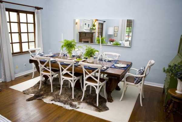 Country Dining Room Table Decorating Ideas