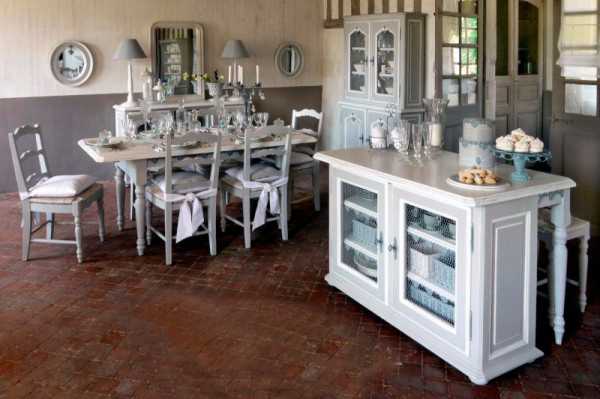 white dinette and dining room decorating ideas
