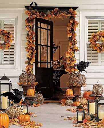 black crows and pumpkins