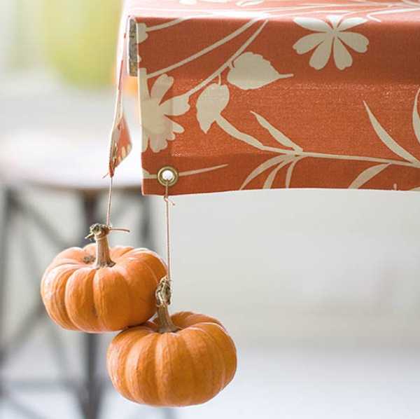 paper mache pumpkins for table decorations