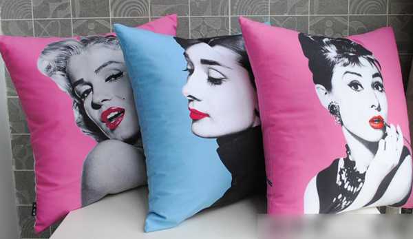 bright decorative pillows