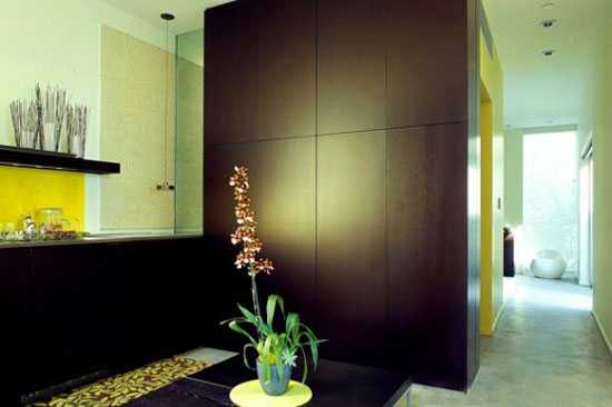 brown wood wall panels