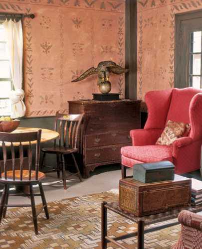 wooden furniture and storage boxes in brown colors