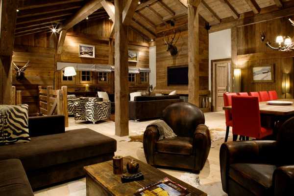 wooden post and beam ceilings