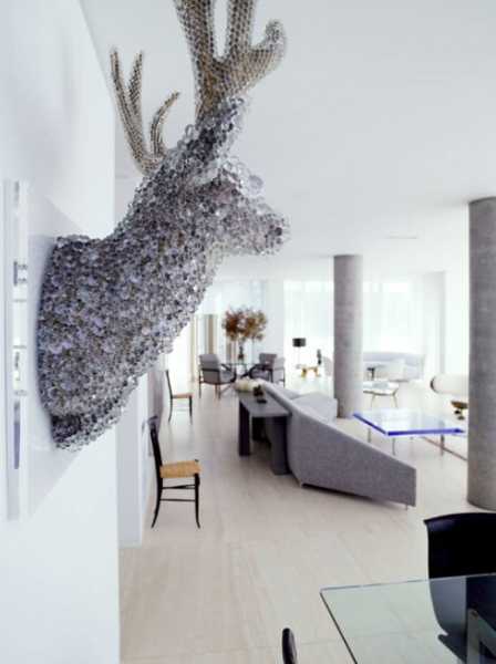 Hirsch metal wall decorations 