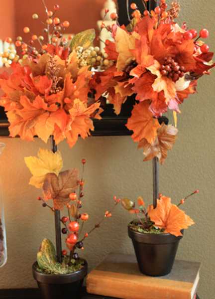 fall crafts for Thanksgiving decoration
