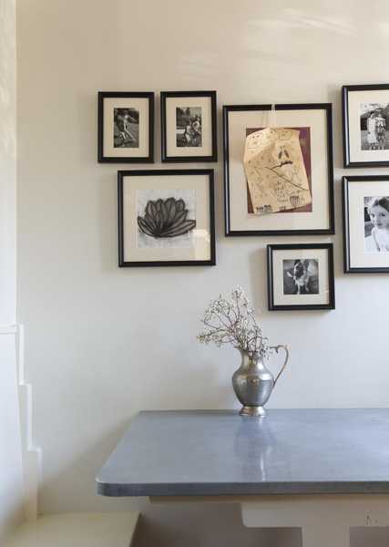 paintings and vintage decor accessories