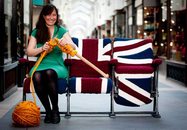 knitting chair covers