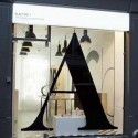 large a letter in black