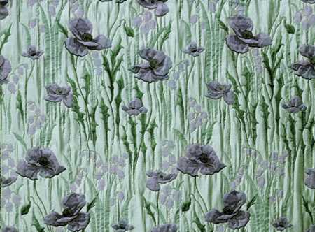 floral wallpaper in green and purple color home decoration in modern style