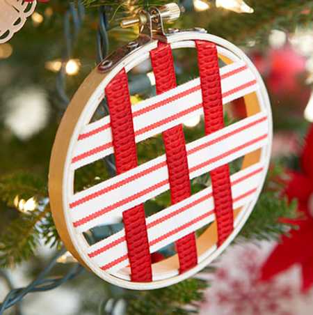 white and red Christmas balls