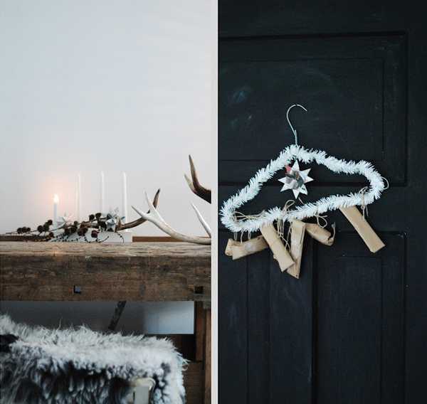 Christmas decoration ideas in a Scandinavian style