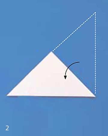 folding paper for the production of snowflakes