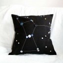 make pillows with fabric and buttons