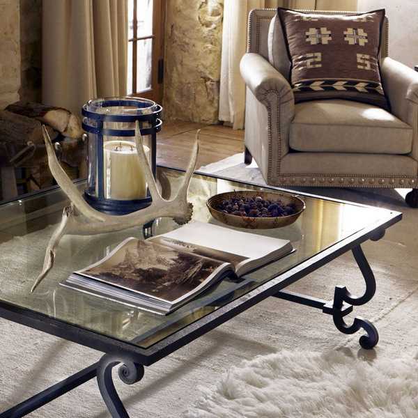iron furniture and handmade decorative accessories