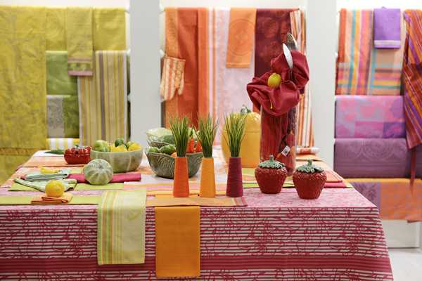 latest trends in decorative fabrics for the table