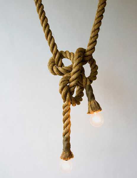 jute rope pendant lamp