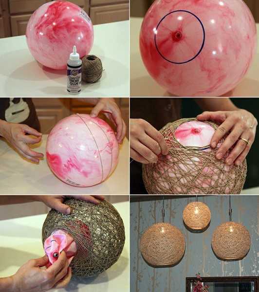  make rope lampshades 