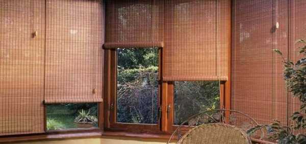 bamboo blinds for glass doors