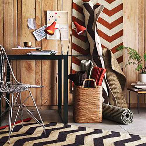 zigzag floor carpets