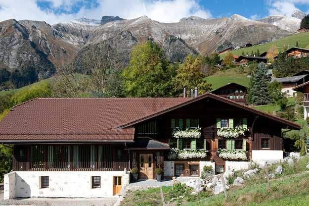 country home in french alps