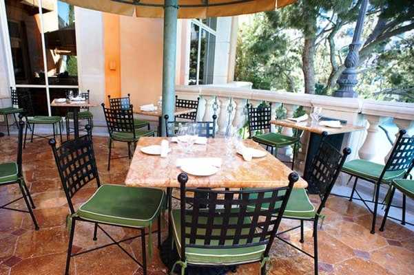 outdoor furniture on the terrace