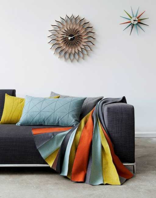 colorful pleated fabrics for home decoration