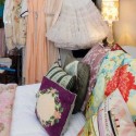 vintage home accessories, cushions and vintage dresses