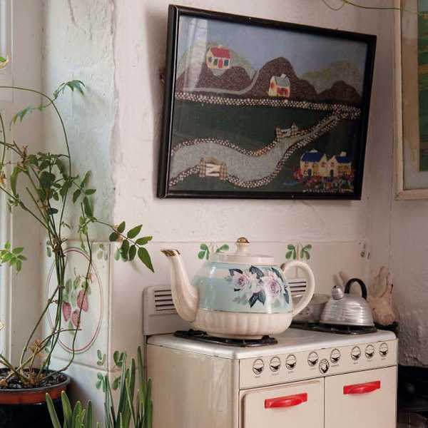 stove in vintage style