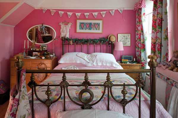 Pink Room Decorate vintage style