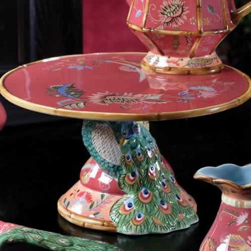 Cookie stand with peacock