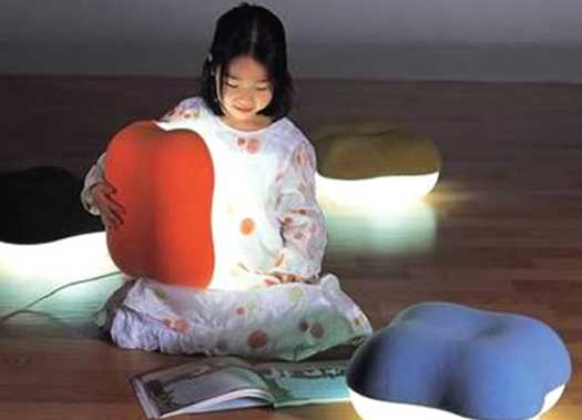 bright decorative pillows