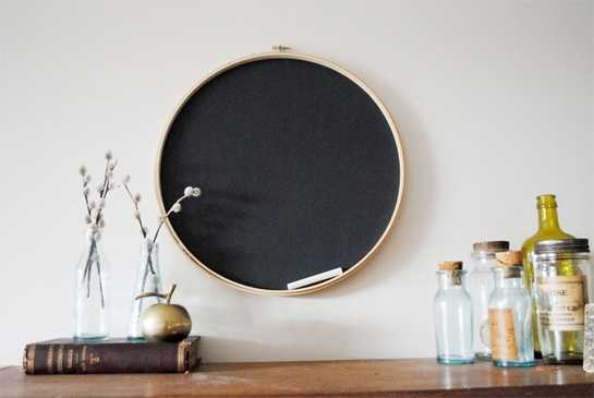 made easy wall decorations with hoop